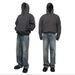 Men's Clothing Auticup Spring Boxy Version Tailoring Hooded Pullover Sweater Loose Solid Color All Match Men And Women_viptrois.com