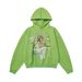 2D Anime Girl Print Hoodie Men's Casual Loose Pullover Spring Autumn Vibe Trend American Style_viptrois.com