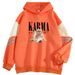 American Style Color Block For Men, Loose Fit, Niche Cat Print Pullover, Cool Outerwear Sweatshirt_viptrois.com