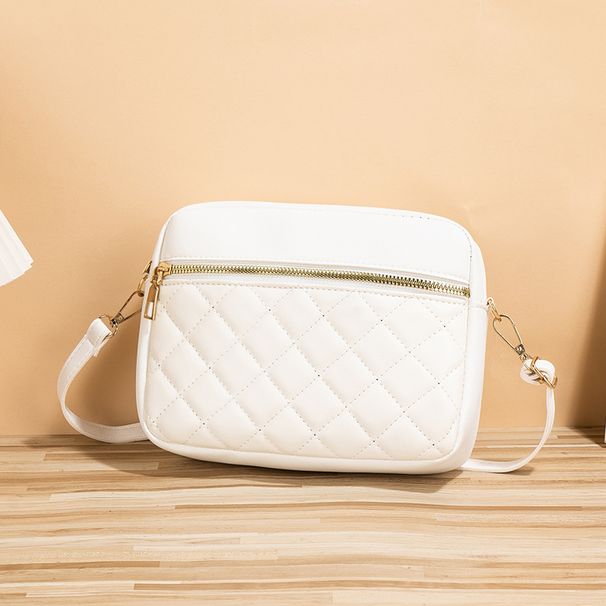 Women's Quilted Square Shoulder Bag - Stylish Casual Crossbody Purse For Daily Use & Work (Diamond Pattern Designer Handbag)_viptrois.com