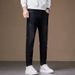 Men's Clothing Jeans Large Size Trendy Brand Fashion Trendy Brand Casual Elastic Small Straight Slim Trousers_viptrois.com