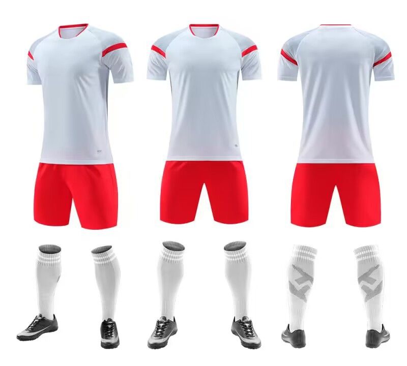 Men's Clothing competition training short-sleeved sports quick-drying women's jersey printed size football uniform suit male student_viptrois.com