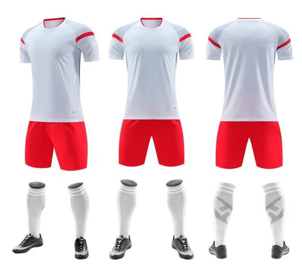 Men's Clothing competition training short-sleeved sports quick-drying women's jersey printed size football uniform suit male student_viptrois.com