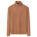 Turtleneck Bottoming Shirt Men's Autumn And Winter Inner Wear Men's Thermal Long-sleeved T-shirt German Velvet_viptrois.com