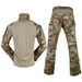 Men's Clothing Fronter splash proof G3 frog suit suit elastic breathable outdoor tactical training long sleeved camouflage training suit_viptrois.com