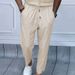 Men's Loose Straight Corduroy Casual Trousers Spring Summer Oversized Men's Bottoms_viptrois.com