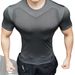 Men's Crew Neck Short Sleeve T-Shirt Summer New Breathable Printed Multi Color Top Milk Silk Outdoor Sport Wear_viptrois.com