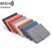 Men's Wallet Rfid Passport Bag Simple Buckle Multi-functional Id Bag Passport Holder For Men And Women Traveling Abroad_viptrois.com