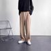 Men's Clothin Style White Suit Trousers Men's High End Loose Straight Leg Mopping Trousers Casual Versatile Suit Trousers Suit Trousers Trendy_viptrois.com