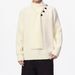 New Year's Red Thick Sweater Men's Warm High Collar Simple Knitted Couple Sweater_viptrois.com