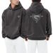 Autumn 300g Terry Sweatshirt Men's Casual Sports Hoodie Compass Korean Style Trendy Niche Pullover_viptrois.com