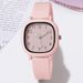 Foreign Trade Hot Selling Women's Watches College Style Fashion Casual Square Watches Temperament Versatile Simple Women's Watches Wholesale_viptrois.com
