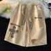 Men's Clothing Shorts men summer high street hiphop pants trendy brand trendy print loose sports shorts_viptrois.com