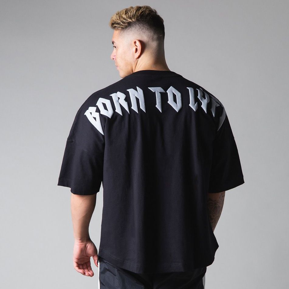 Men's Clothing Muscle Men's Summer And Autumn Sports T Shirt Men's Fitness Loose Top Elastic Basketball Korean Version Large Size Short Sleeved Men_viptrois.com