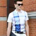 2025 Herrenmode Business Casual Stripe Polo Bequeme Baumwolle Top Britischen Stil_viptrois.com