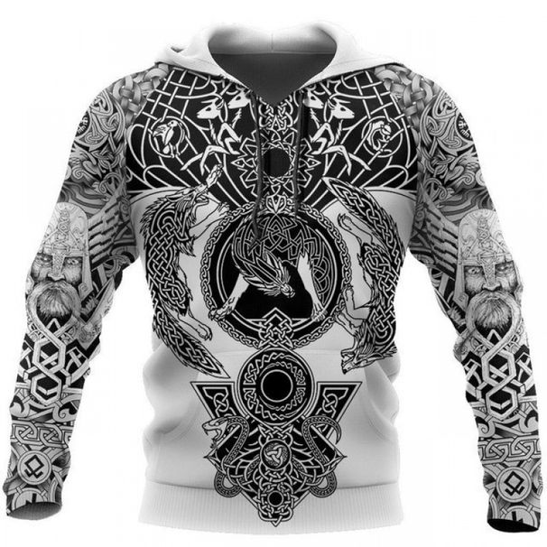 Spring And Autumn Fashion Popular 3D Sweatshirt Men's Cool Animal Print Street Style Classic Hoodie_viptrois.com