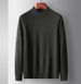 Pure 100% Pure 2025 Autumn Winter Medium Thick Men's Mid-Neck Inner Layer Merino Wool Sweater_viptrois.com