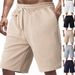 Men's Clothing Summer Loose Heavy Jacquard Texture Line Trend High Street Hip Hop Shorts_viptrois.com