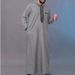 Men's Clothing Robe Long Sleeve Embroidery Hooded Zipper Islamic Loose Casual Men's Robe_viptrois.com