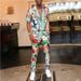 Men's Clothing Summer Sports Short Sleeved + Long Pants Two Piece Men's Casual Suit Hawaiian Beachwear Short Sleeved Shirt_viptrois.com