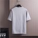 Men's Clothing Ice silk short sleeved suit men's summer thin new T shirt top clothes shorts match a set of summer_viptrois.com