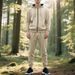 Men's Heavyweight Fleece Lined Cardigan Sweatshirt And Sweatpants Set Trendy Drawstring Hooded Zip Up Autumn Winter Clothing_viptrois.com