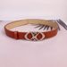 Trendy New Punk Double Crescent Cross Star Smooth Buckle Waist Hip Hop Unisex Jeans Belt_viptrois.com