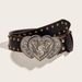 New rivet fashion punk style wide belt personality women's jeans Universal belt in stock wholesale_viptrois.com