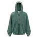 430GSM Couple’s Hoodie – YKK Zipper Pullover With Double-Knit Washed Cotton (Retro Streetwear, Oversized Fit, Wax-Dyed Colors)_viptrois.com