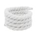 Shoelaces Cute Solid Color DIY Round Three Strand Shoelaces Thick Hand Woven Hemp Rope Polyester Cotton Rope_viptrois.com