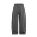 Straight-Leg Pants – Streetwear Relaxed Fit Cotton Blend Trousers With Drawstring Waist (Mechanical Gray/Digital Gray/Sand Khaki/Deep Black)_viptrois.com