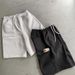 Cross Border Shorts Men 2025 Street Simple Sports Versatile Loose Five Point Pants Short Casual Pants_viptrois.com
