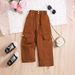Mother & Kids Children's Pants New Cotton Jeans Pure Cotton Woven Pants Casual Daily Outing Pants_viptrois.com