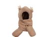 2024 New Year Dragon Treasure Scarf Three Piece Set Gloves Plush Warm Ear Protection Cute Antlers Parent Child Hat_viptrois.com
