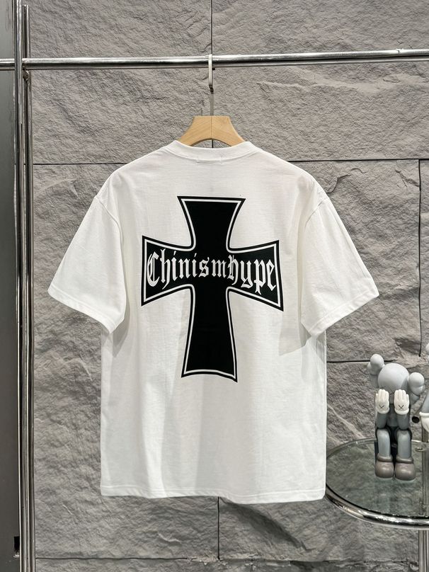 Men's Clothing Unisex Printed Casual Loose Couple Short Sleeve T Shirt Trend_viptrois.com