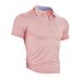 Men's Short Sleeved Polo Shirt Quick Drying Solid Color Turn down Collar Summer Sports Casual Best Selling European American Style_viptrois.com