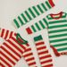 Christmas children's baby children's long sleeve striped festive suit_viptrois.com