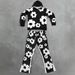 Men's Clothing Men's Summer Black And White Floral Print Shorts, Trendy And Stylish Casual Sports Pants, New Arrival For Spring And Summer._viptrois.com