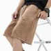 Men's Heavyweight Elastic Waist Casual Shorts High Street Trendy Brand Loose Fit Straight Leg Five Point Pants Summer_viptrois.com