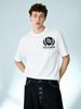 Summer New Short-sleeved T-shirt, Men's DR BLITE ACADEMY Shield & Laurel Symbol Creative Printing Half-sleeved Youth Trend Versatile Casual Loose Base_viptrois.com