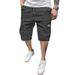 Men's Cargo Shorts Summer Lightweight Casual Multi-Pocket Straight Leg 5-Inch Inseam Breathable Quick-Dry Utility Shorts_viptrois.com