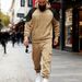 Men's Casual Hooded Sweatshirt & Joggers Set - Winter Warm Fleece Loungewear, Relaxed Fit, Streetwear Outfit For Outdoor & Daily Wear_viptrois.com
