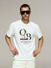 Men's 100% Cotton QUORVAN MONACO QB Letter Sailboat Print T-shirt Summer Casual Round Neck Regular Fit Nautical Luxury Short Sleeve Graphic Tee_viptrois.com