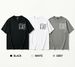 3 Pack Men's Oversized T-Shirts, 100% Cotton Crew Neck Casual Tees, Relaxed Fit Framed "ENDI" Letter Logo Basic Tops, Black White Grey_viptrois.com