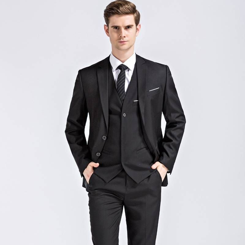 Men's Clothing Men's Suits New Three Piece Suits Men's Wedding Suits Wedding Groomsmen Small Suits Men's Slim Fit_viptrois.com