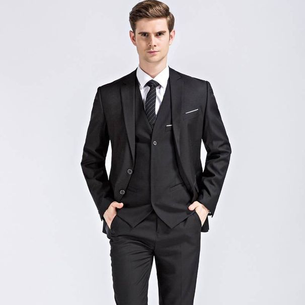 Men's Clothing Men's Suits New Three Piece Suits Men's Wedding Suits Wedding Groomsmen Small Suits Men's Slim Fit_viptrois.com