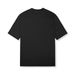 Men's Oversized Cotton T-Shirt Summer Casual Loose Fit Round Neck Short Sleeve Split Hem Tee For Gym Running Workout_viptrois.com