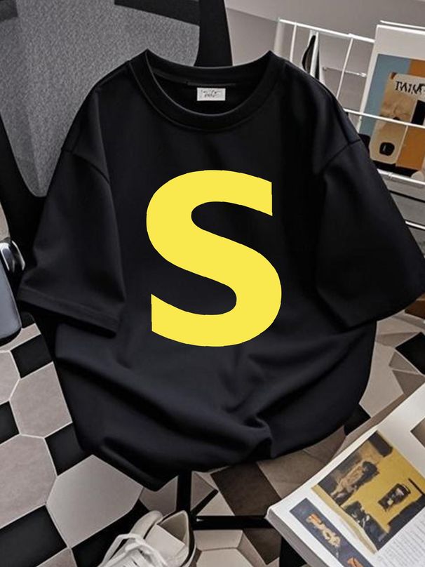 Letter S Funny Chipmunk Group Matching Halloween Costume T-Shirt Fashion Soft Casual Unisex Summer Breathable Slightly Stylish Comfortable Homme_viptrois.com