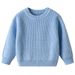 Winter Baby & Toddler Knit Sweater – 88.5% Cotton Long-Sleeve Pullover (66cm-130cm, A-Class Safety, Soft & Warm For Boys & Girls)_viptrois.com