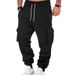 Men's Autumn And Winter Workwear Pants With Fleece, Large-sized, Multi-pocket, Casual And Sporty Tights_viptrois.com